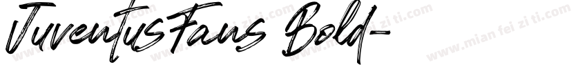 JuventusFans Bold字体转换